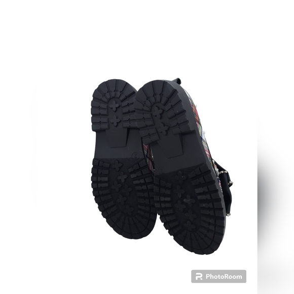 Betsey Johnson Vince White Plaid Dress Shoe Girls Size 2 NIB - Picture 6 of 8